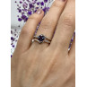 Sky Jewelry Серебряное кольцо с александритом  Блеск