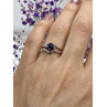 Sky Jewelry Серебряное кольцо с александритом  Блеск