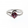 Sky Jewelry Серебряное кольцо с александритом  Блеск