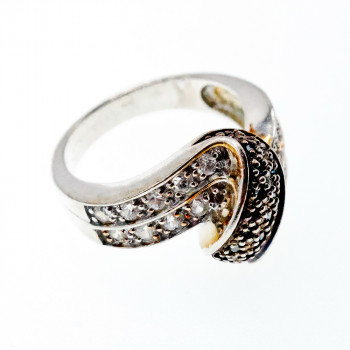 Sky Jewelry Серебряное кольцо с камнями шпинель   Очарование