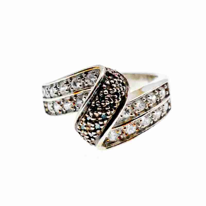 Sky Jewelry Серебряное кольцо с камнями шпинель   Очарование