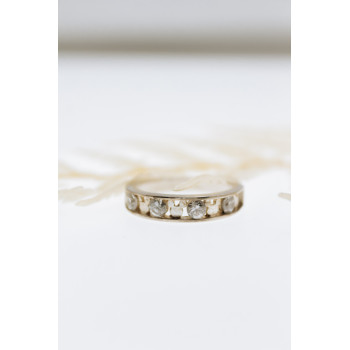 Sky Jewelry Серебряное кольцо с белым топазом Disney