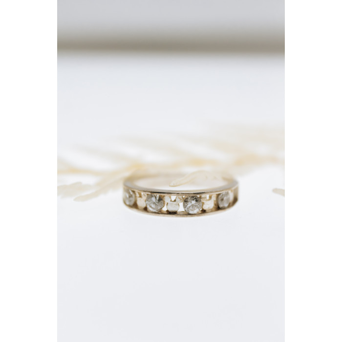 Sky Jewelry Серебряное кольцо с белым топазом Disney