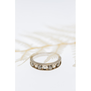 Sky Jewelry Серебряное кольцо с белым топазом Disney