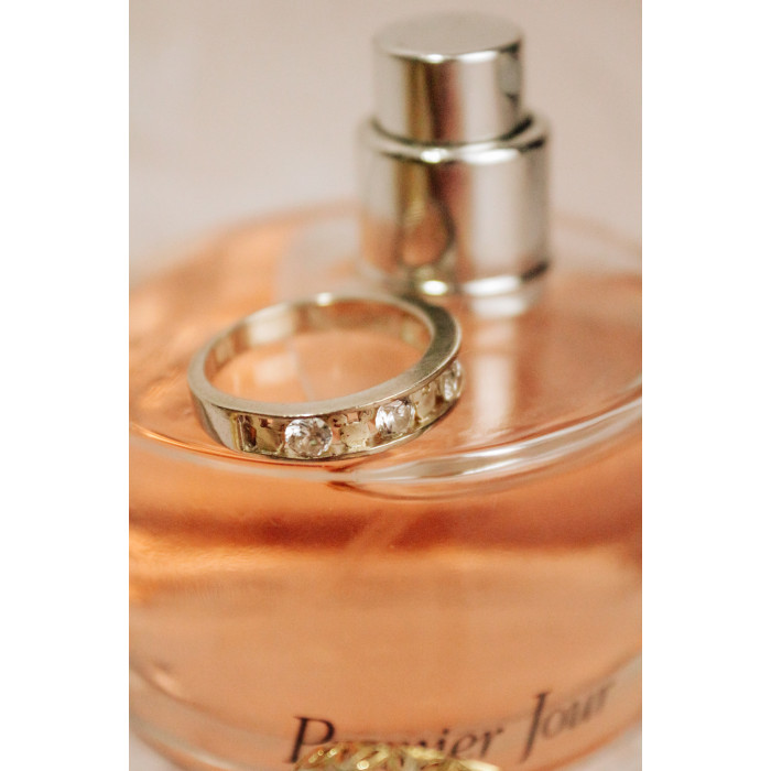 Sky Jewelry Серебряное кольцо с белым топазом Disney