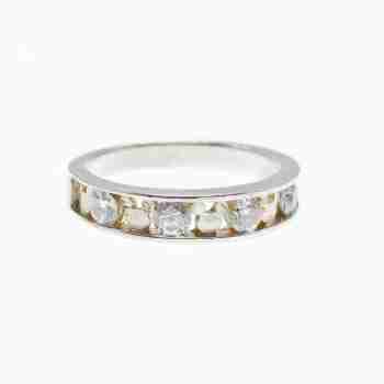 Sky Jewelry Серебряное кольцо с белым топазом Disney