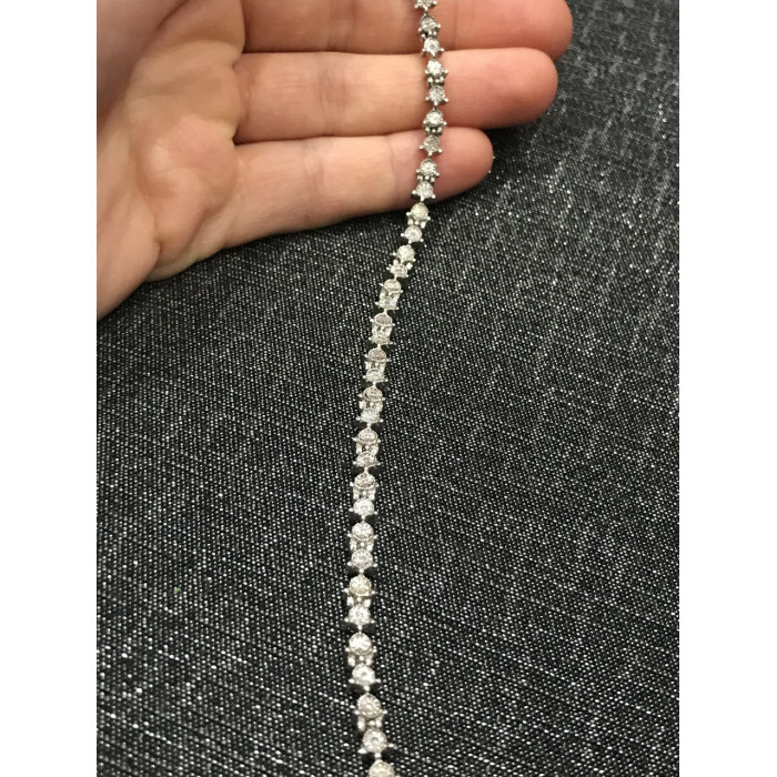 Sky Jewelry Браслет серебро 925 проба с фианитами