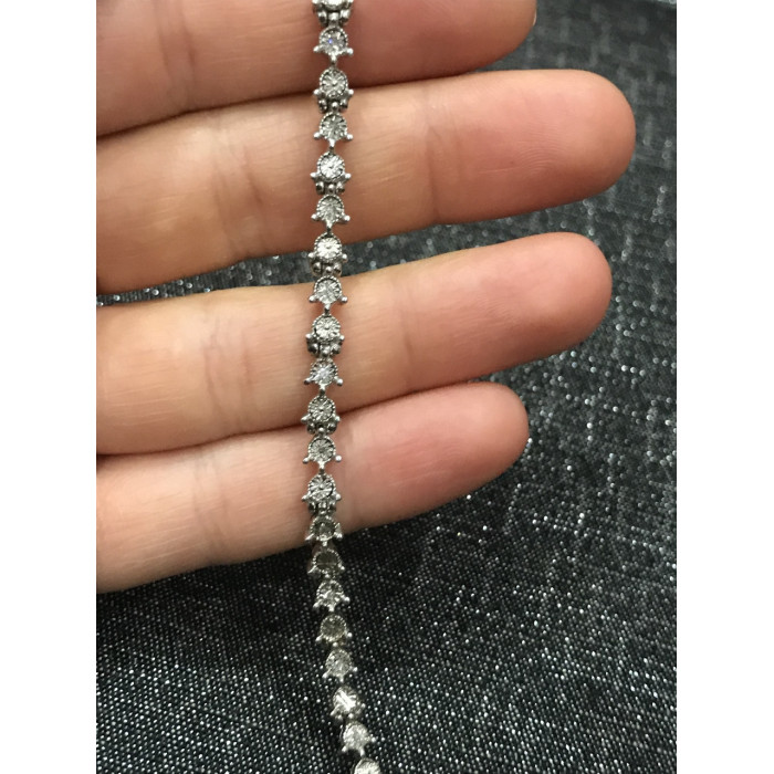 Sky Jewelry Браслет серебро 925 проба с фианитами