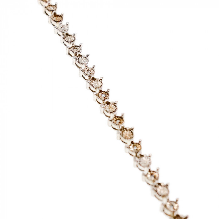 Sky Jewelry Браслет серебро 925 проба с фианитами