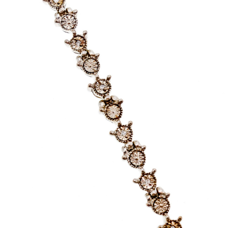 Sky Jewelry Браслет серебро 925 проба с фианитами