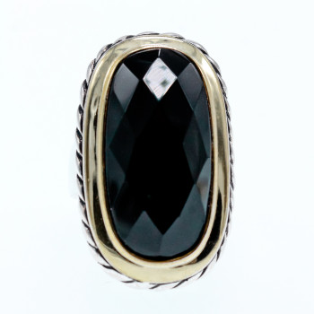 Sky Jewelry Серебряное кольцо с нефритом  Элегантность