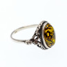 Sky Jewelry Серебряное кольцо с янтарем  Винтаж