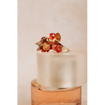 Sky Jewelry Серебряное кольцо с агатом  Уникальность