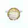 Sky Jewelry Серебряное кольцо с желтым турмалином  Фантастика