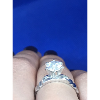 Sky Jewelry Кольцо с напылением белого золота 10К