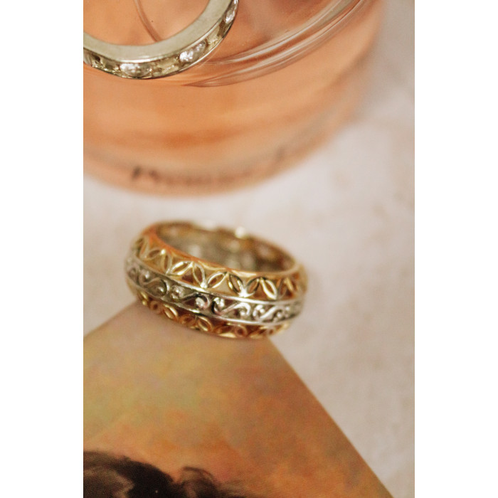 Sky Jewelry Серебряное кольцо с сапфирами  Ажур