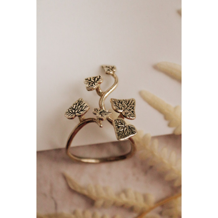 Sky Jewelry Серебряное кольцо  Листва