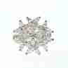 Sky Jewelry Серебряное кольцо с фианитами   Настроение