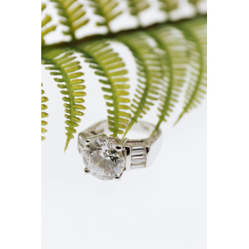 Sky Jewelry Серебряное кольцо с фианитами  Мечта