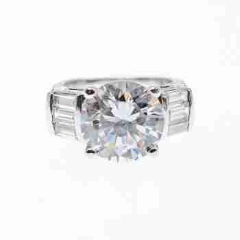 Sky Jewelry Серебряное кольцо с фианитами  Мечта