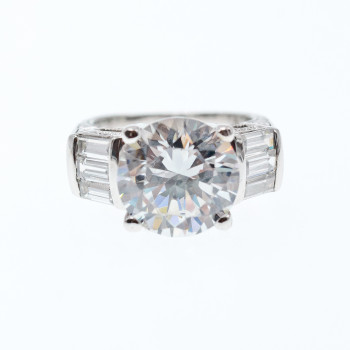 Sky Jewelry Серебряное кольцо с фианитами  Мечта