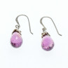 Sky Jewelry Серебряные серьги с аметистом  Впечатление
