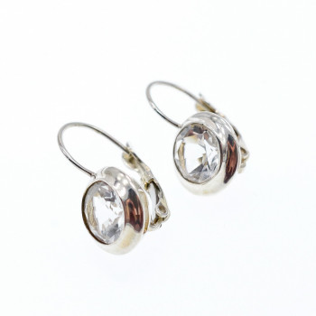 Sky Jewelry Серебряные серьги с камнем гошенит