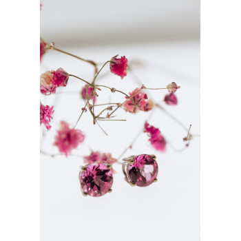 Sky Jewelry Серебряные серьги с морганитом  Очарование