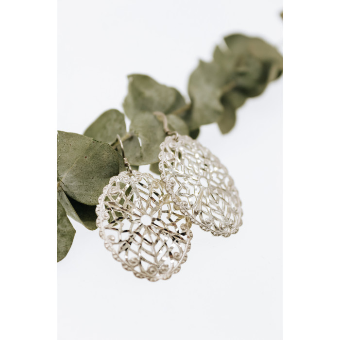 Sky Jewelry Серебряные серьги Ажур