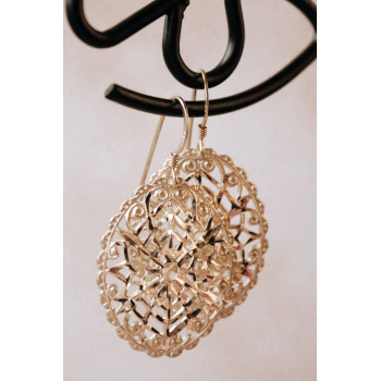 Sky Jewelry Серебряные серьги Ажур