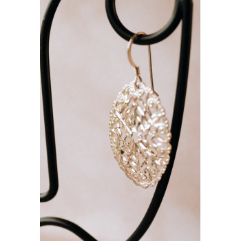 Sky Jewelry Серебряные серьги Ажур