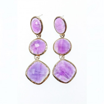 Sky Jewelry Серебряные серьги с турмалином  Обаяние