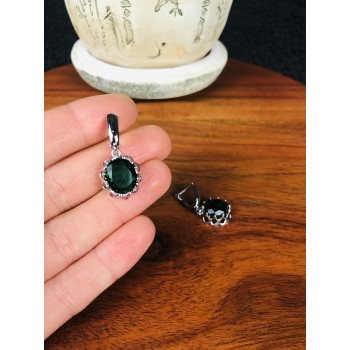 Sky Jewelry Cерьги 925 проба с фианитом