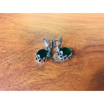 Sky Jewelry Cерьги 925 проба с фианитом