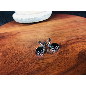 Sky Jewelry Cерьги 925 проба с фианитом