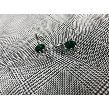 Sky Jewelry Cерьги 925 проба с фианитом