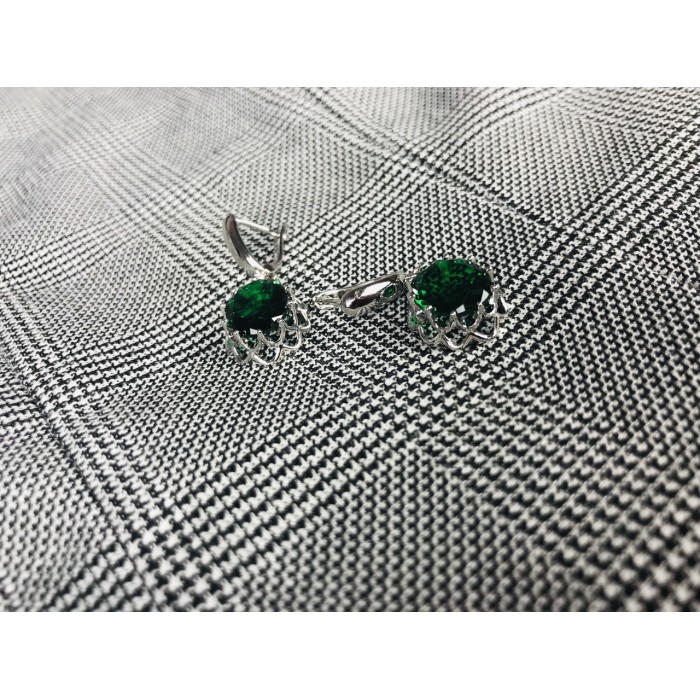 Sky Jewelry Cерьги 925 проба с фианитом