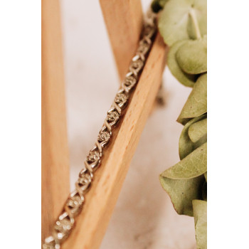 Sky Jewelry Золотой браслет с бриллиантами  Нежность