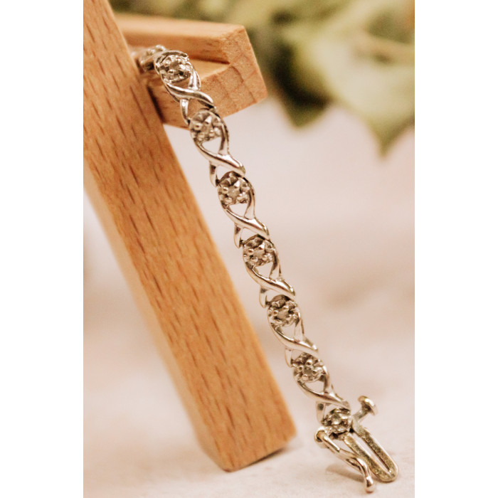 Sky Jewelry Золотой браслет с бриллиантами  Нежность