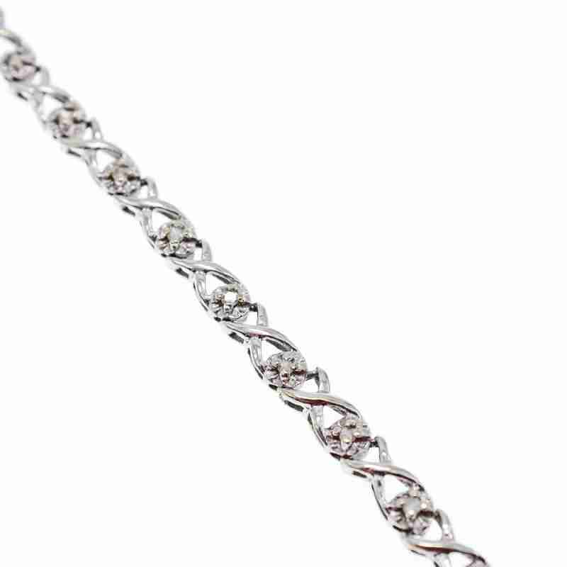Sky Jewelry Золотой браслет с бриллиантами  Нежность