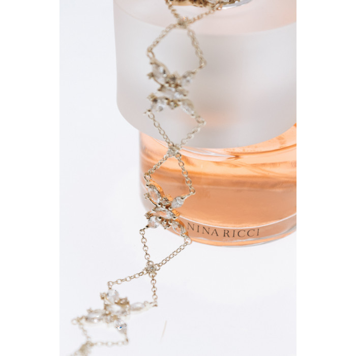 Sky Jewelry Серебряный браслет с фианитами  Бабочки