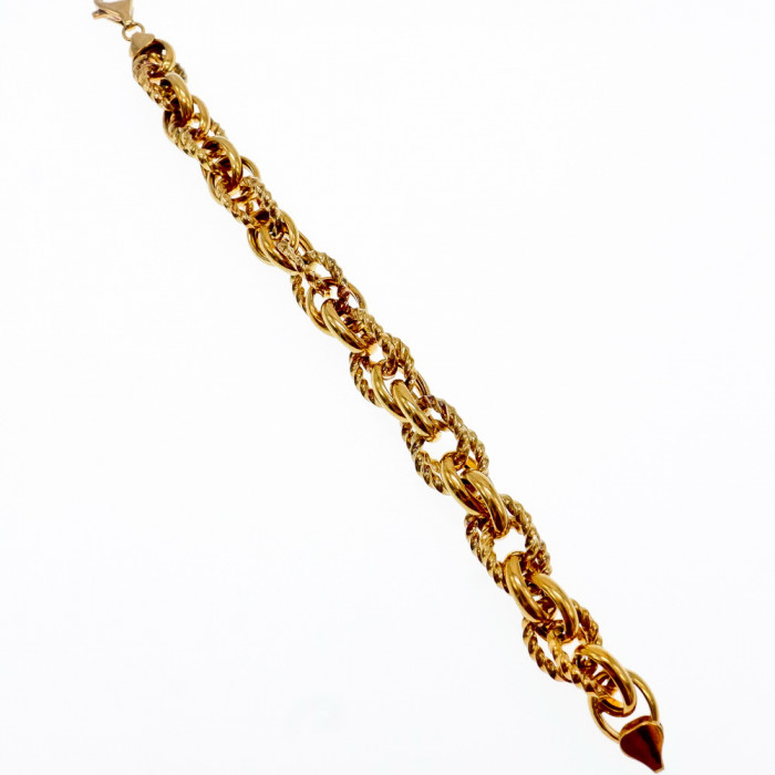 Sky Jewelry Серебряный браслет в позолоте   Вкус Италии