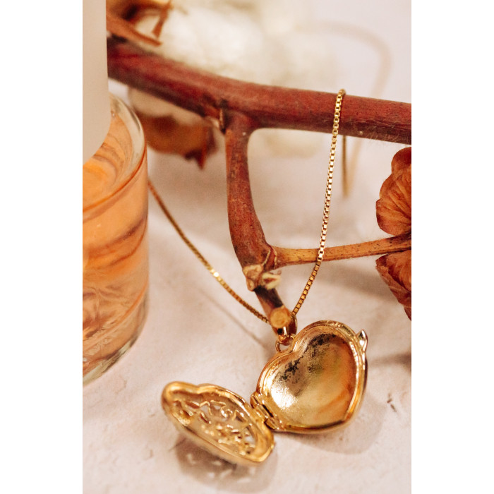 Sky Jewelry Серебряная цепочка с кулоном в позолоте с камнями рубин и сапфир