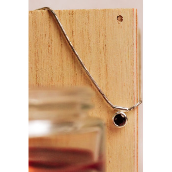 Sky Jewelry Серебряное ожерелье с гранатом  Винтаж