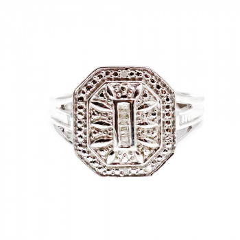 Sky Jewelry Серебряное кольцо с бриллиантами