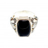 Sky Jewelry Серебряное кольцо с ониксом  Винтаж