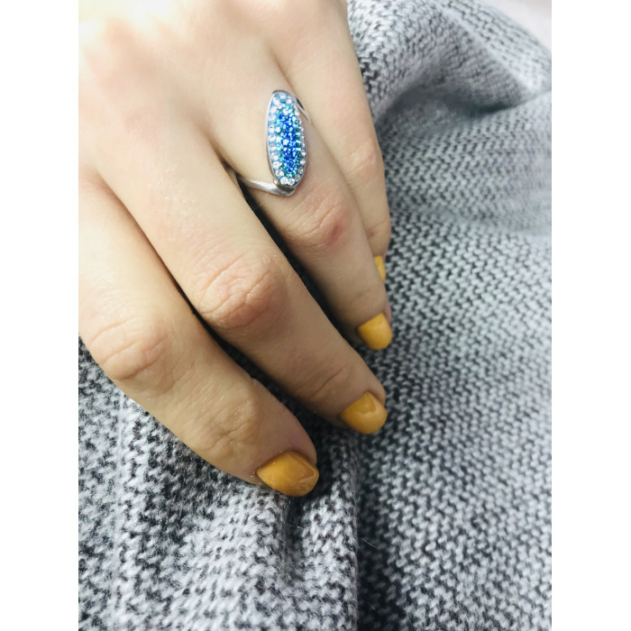 Sky Jewelry Кольцо серебро 925 проба с фианитами