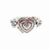 Sky Jewelry Серебряное кольцо с фианитами Сердце