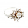 Sky Jewelry Винтажное серебряное кольцо с жемчугом
