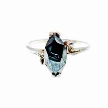Sky Jewelry Серебряное кольцо с гематитом  Винтаж